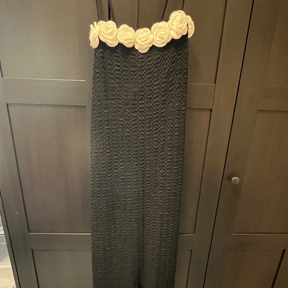 Black Flower Dress